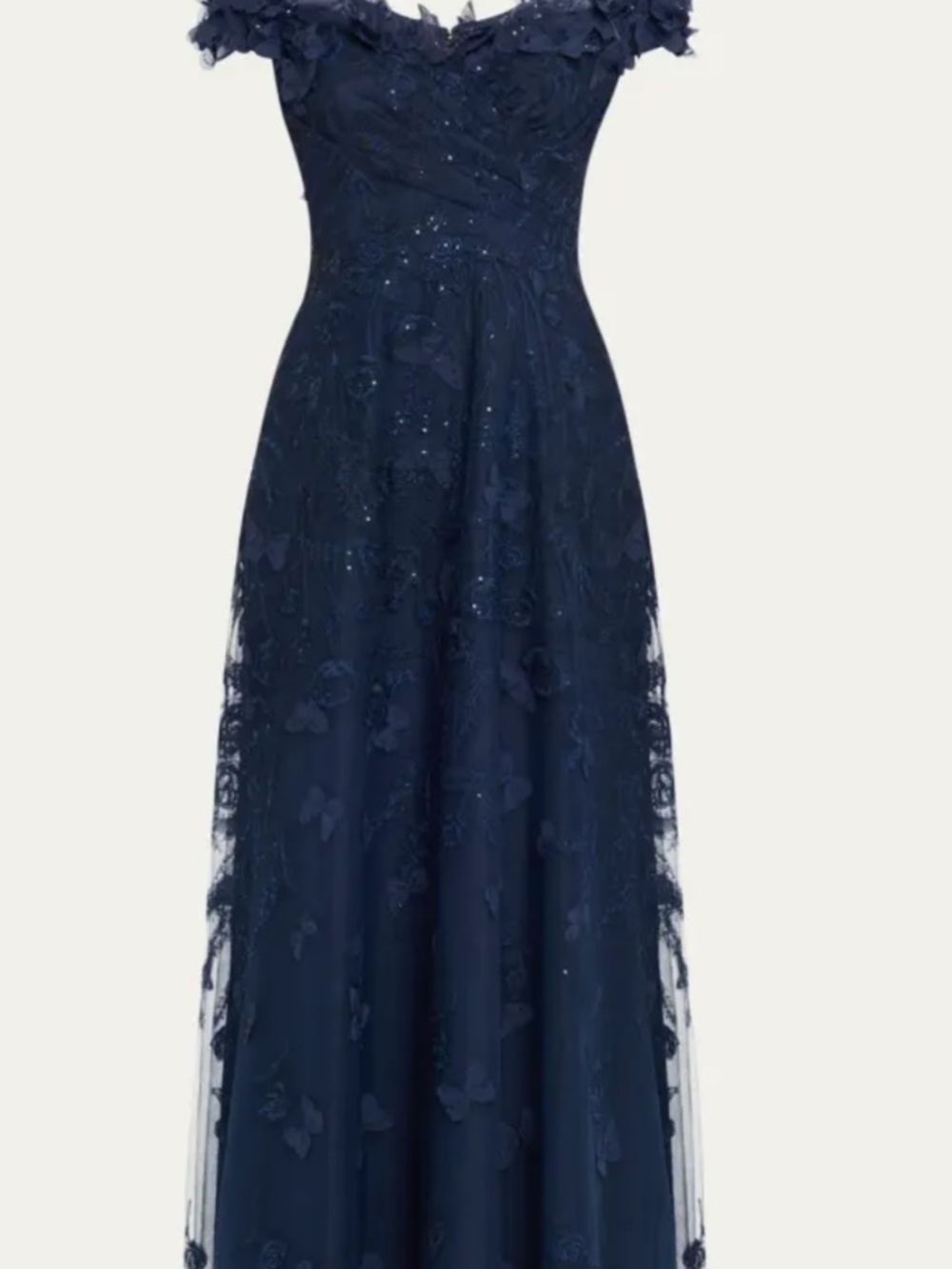 Gorgeous Teri Jon Gown, Navy, size 12